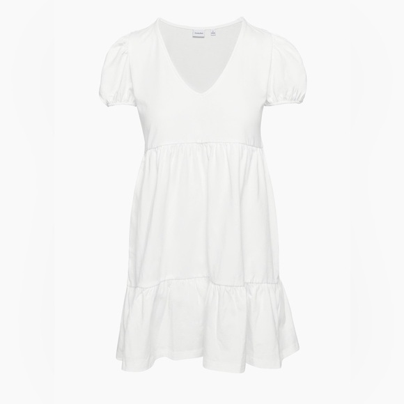 Sunday Best Dresses & Skirts - Aritzia Sunday Best Cruise Dress White size Small V-neck Babydoll Dress